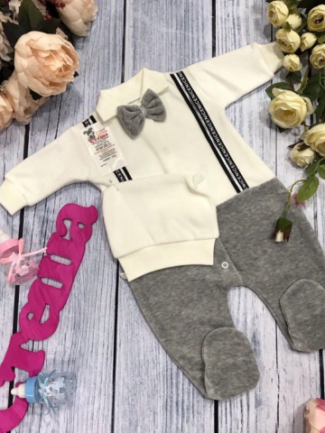 Купить оптом 109. Комбинезон с шапкой,100% хлопок интерлок в Владимире