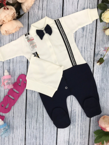 Купить оптом 207. Комбинезон ясельный с шапкой,100% хлопок интерлок в Владимире